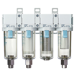 Zespół przygotowania powietrza SMC Filtr antybakteryjny (0.5 µm) + Filtr antybakteryjny (0.1 µm) G1/2 HF2-BAC40A-F04