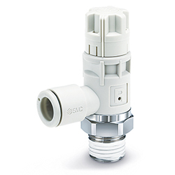 Zawór dławiąco-zwrotny oszczędzający powietrze z funkcją redukcji ciśnienia 10 mm G1/4 AS32R-G02-10