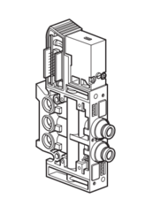 zawór PVL classic bez cewki multipin 5/2 G1/8 PVL-B10261802B