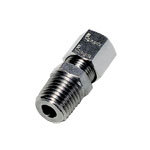 złącze proste z gwintem z pierścieniem zaciskowym stal nierdzewna 8MM R1/8  1805 08 10