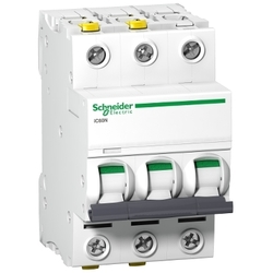 Wyłącznik nadprądowy 3P D 16A 10kA iC60N A9F05316