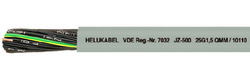 Kabel elastyczny 300/500V JZ-500 8G0,5 mm2 żyły czarne numerowane 10011