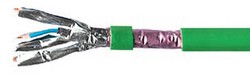 Przewód lan, f-ftp HELUKAT 450 4X2XAWG24/1 izol żyły pe, opona frnc 82501