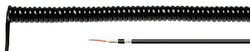Do elektroniki, ekran, 300V PUR-SPIKA 5X0,14 mm2 czarny, 300mm 85924