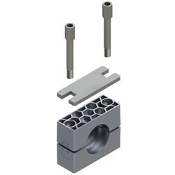 Uchwyt zestaw 5 (zacisk, płyta zamykająca, śruba do przedłużenia) Ø rury 21.3 mm Aluminium RCA5-221.3