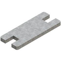 Płyta zamykająca stal SPC8VZX