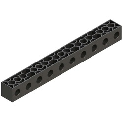 Multizasick 10 otwory, 5 śrub (1 szt. = 2 częsci) Ø rury 17.2 mm Guma RAVGM317.2E10X