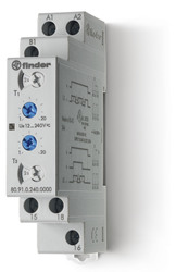 Modułowy przekaźnik czasowy serii 80 12-240V AC/DC 16A 1P 80.91.0.240.0000