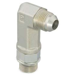 Przyłączka kolankowa nastawna Ø zew rury 10mm 3/8'' gwint 9/16-18 Stal 6 CC5OX-S