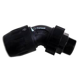 KOLANO 45° Ø 50mm Z GWINTEM GZ R1”1/2 6619 50 49