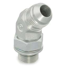 Przyłączka kolankowa 45° nastawna Ø zew rury 18, 20mm 3/4'' gwint 1 1/16-12 Stal 12 V5OX-S