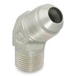 Przyłączka kolankowa 45° Ø zew rury 10mm 3/8'' gwint 1/4-16 Stal 6 VTX-S