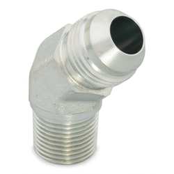 Przyłączka kolankowa 45° Ø zew rury 10mm 3/8'' gwint 3/8-18 Stal 6-6V3MXS