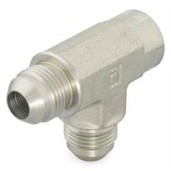 Złączka trójnikowa niesymetryczna z gwintem wewnętrznym Ø zew rury 6mm 1/4'' gwint 1/4-18 Mosiądz 4-4-4 MTX-B
