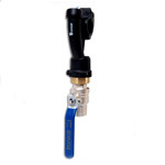 SZYBKOZŁĄCZE ODEJŚCIOWE Ø 63m Z ZAWOREM KULOWYM GW G3/4'' 6669 63 27