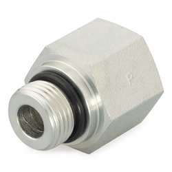 Adapter prosty z gwintem zewnętrznym i wewnętrznym 1 1/16-12 na 3/4-14 korpus Stal nierdzewna 12-3/4 F5OG-SS