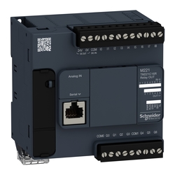Sterownik PLC M221 16I/O Kompakt 9we/7wy przekaźnikowe /2xAI 0-10V/ zasilanie 230VAC TM221C16R