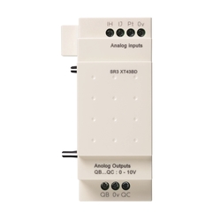Rozszerzenie analogowe Zelio Logic 2 wejścia 2 wyjścia 24VDC SR3XT43BD
