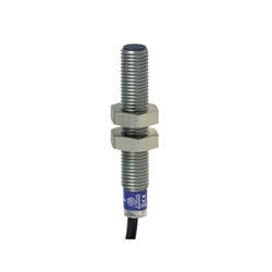 Czujnik indukcyjny M8 PNP NO + NC zasięg 1,5 mm zasilanie 12 - 24V DC przewód 2 m XS1M08PC410