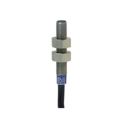 Czujnik indukcyjny M5 PNP NO zasięg 1 mm zasilanie 5 - 24V DC przewód 2 m XS1N05PA310