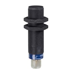 Czujnik indukcyjny M18 PNP NO + NC zasięg 8 mm zasilanie 12 - 24V DC konektor M12 XS4P18PC410D