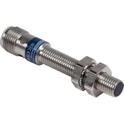 Czujnik indukcyjny M8 PNP NC zasięg 2,5 mm zasilanie 12 - 24 - 48V DC konektor M12 XS608B1PBM12