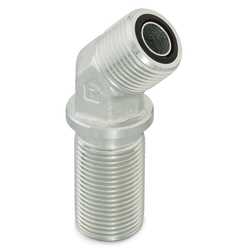 Złączka kolankowa 45° grodziowa Ø zew rury 12mm 1/2'' gwint 13/16-16 8 WNLO-WLNL-S