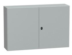 Obudowa S3D 800x1200x300mm z płytą montażową i drzwiami podwójnymi  NSYS3D81230DP