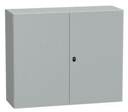 Obudowa S3D 1000x1200x400mm z płytą montażową i drzwiami podwójnymi  NSYS3D101240DP