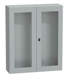 Obudowa S3D 1200x1000x300mm z drzwiami podówjnymi transparentnymi  NSYS3D121030DT