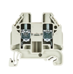 Złącze przelotowe 10mm2 śrubowe szare WT 10 58.510.0055.0