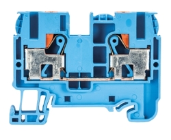 Złącze przelotowe 6/10mm2 sprężynowe PUSH-IN niebieskie WTP 6/10 BL 56.206.0055.6
