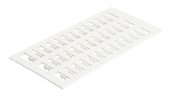 Tabliczki opisowe na linki do druku 1 x 3,8 mm białe (1 szt. = 33 pól) WMS SI2KTM02W/10 04.410.1281.2