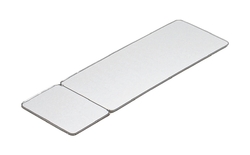 Tabliczka znamionowa samoprzylepna 60 x 100 mm srebrna WMS SI2K460100M 04.420.1081.0