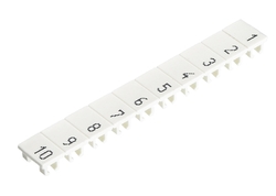 Tabliczki opisowe do złączek 4mm2 6mm szer. F1 9705A/6/10B F1 04.856.0953.0