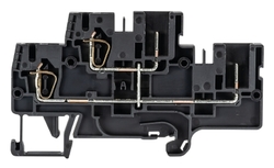 Złącze piętrowe plug-in 2,5mm2 sprężynowe czarne ze zworą WKFN 2,5 E/VB/F/P 56.703.3555.1
