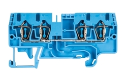 Złącze przelotowe 2,5mm2 sprężynowe niebieskie WKFN 2,5 D2/2/35 BLAU 56.703.5155.6