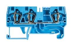 Złącze przelotowe 4mm2 sprężynowe niebieskie WKFN 4 D1/2/35 BLAU 56.704.5055.6