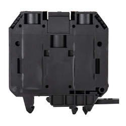 Złącze przelotowe 35mm2 śrubowe czarne WKN 35 U SW/V0 57.535.0155.1
