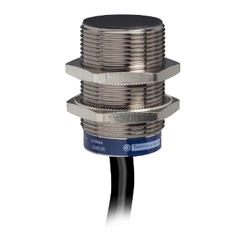 Czujnik fotoelektryczny M8 PNP NO zasięg Sn 0,05 m zasilanie 12 - 24V DC przewód 2 m XUAH0515