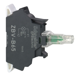 Dioda LED 24V niebieska zaciski sprężynowe ZBVB65