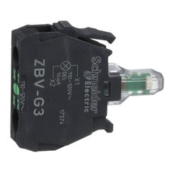 Dioda LED 110V AC zielona ZBVG3