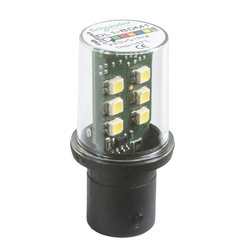 Dioda LED BA15d 230V AC biała DL1BDM1