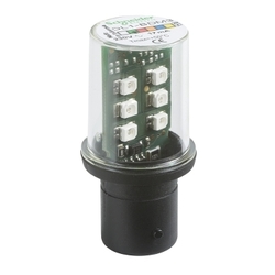 Dioda LED BA15d 230V AC zielona DL1BDM3