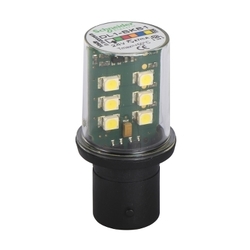 Dioda LED BA15d migająca 24V biała DL1BKB1