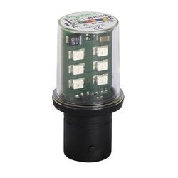 Dioda LED BA15d migająca 24V zielona DL1BKB3