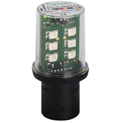 Dioda LED BA15d migająca 230V AC zielona DL1BKM3