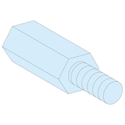 Przekładki sześciokątne M6 4 sztuk 55mm  03197