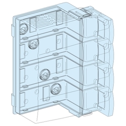 Blok zasilający do Compact NSX250 montowanego poziomo 04060