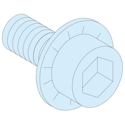 Komplet 20 śrub do szyn Powerclip  04158